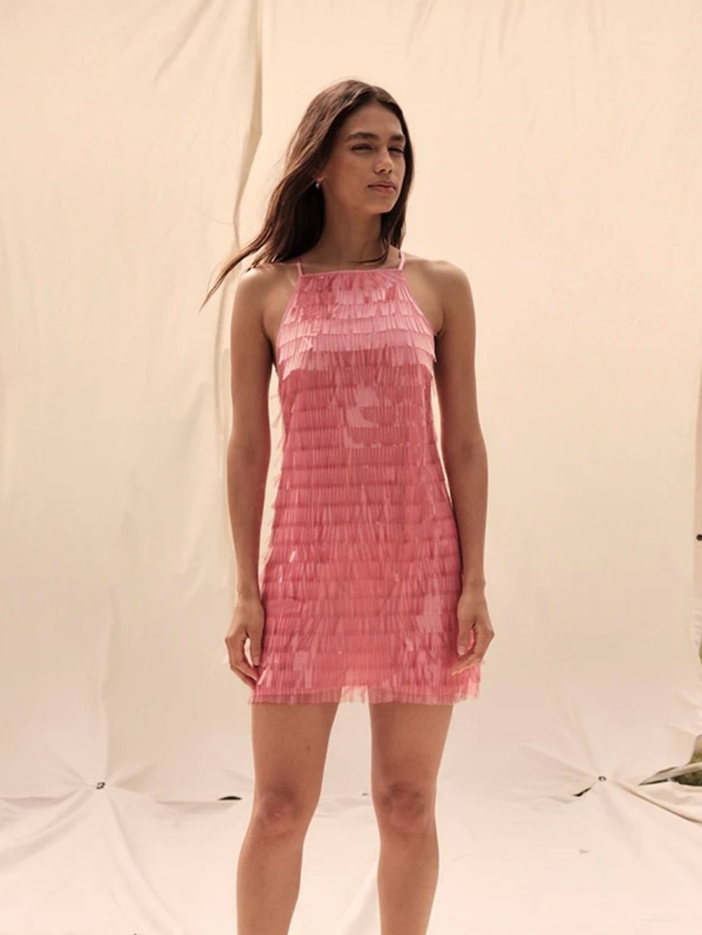 Saylor Nicki Fringe Dress